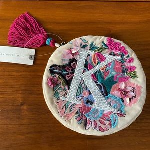 Anthropologie “K” Circle Purse